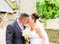First Kiss, Mark-Claire, Wedding Photography, Bishop Auckland, County Durham