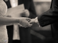 Exchange of Rings - Guy & Nicola - Manor House, Bishop Auckland - Wedding Photographer - 088