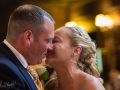 First Kiss - Guy & Nicola - Manor House, Bishop Auckland - Wedding Photographer - 102