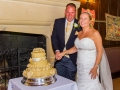 Cutting of the Cake - Guy & Nicola - Manor House, West Auckland - Wedding Photographer - 265