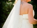 Wedding Dress - Guy & Nicola - Manor House, West Auckland - Wedding Photographer - 269