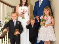 23- Jason & Christina- Family Photos on Stairs, Aykley Heads Durham Registry Office