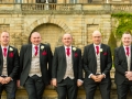 Groomsmen, Bowes Museum, Paul & Faye - Wedding Photographer, Bowes Museum, Barnard Castle