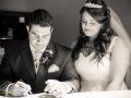 Signing of the Register, Steve & Jasmin, St Cuthberts Church, High Etherley, Bishop Auckland Wedding Photography
