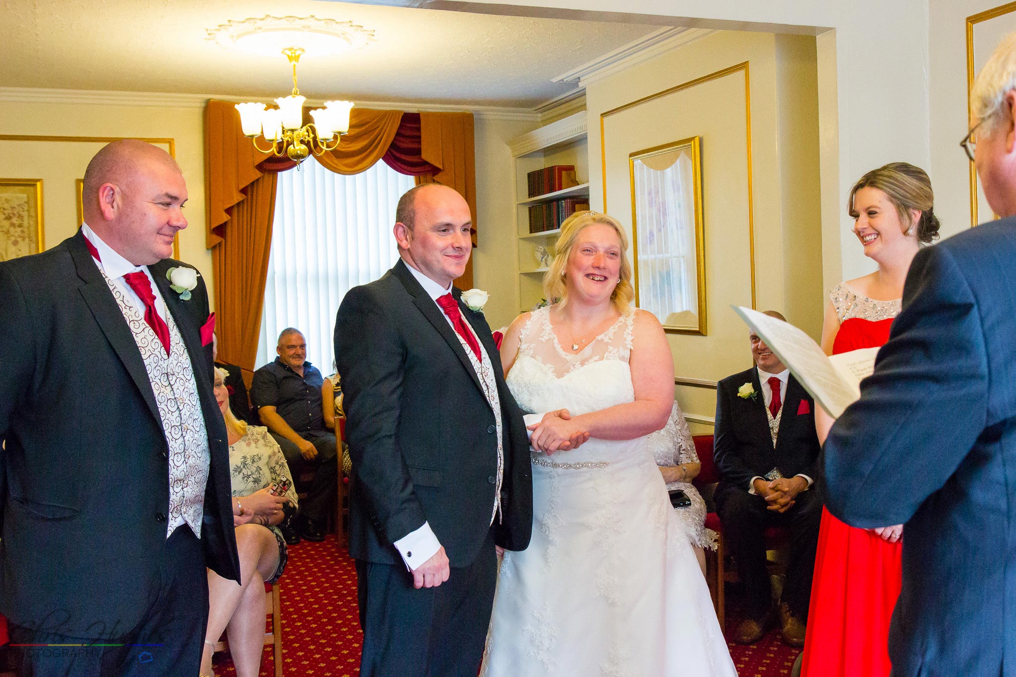 Ceremony, Paul & Faye Wedding Barnard Castle Registry Office